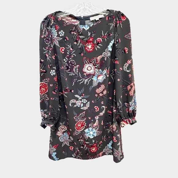 NWT Ann Taylor LOFT Nouveau Garden Cuffed Shirtdress ❤️ - Picture 2 of 5